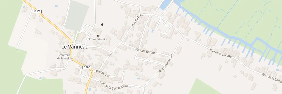 Plan du 26 Rue du Port au Vanneau-Irleau