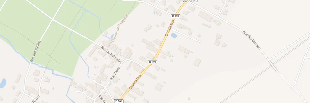 Plan du 81 Grande Rue à Prin-Deyrançon