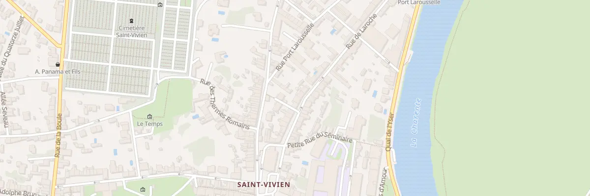 Plan du 15 Rue de Laroche à Saintes