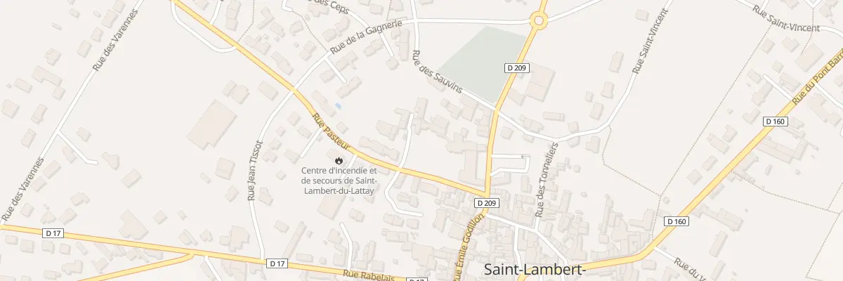 Plan du 8 Rue Pasteur à Val-du-Layon