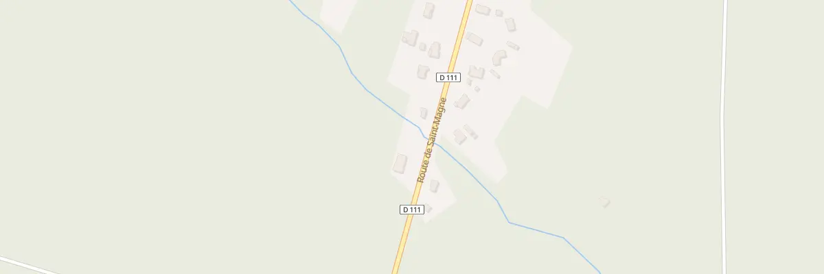 Plan du 11B Rte de Saint-magne à Saint-Magne