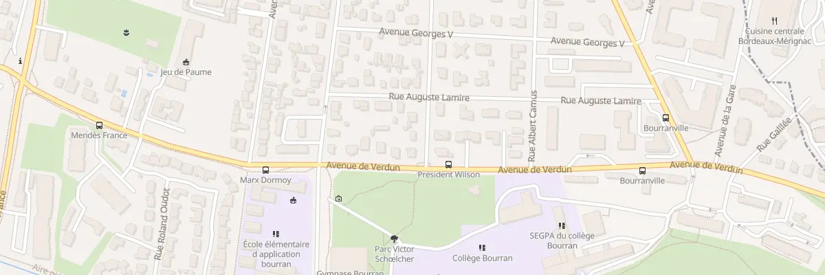 Plan du 4 Av du Pdt Wilson à Mérignac