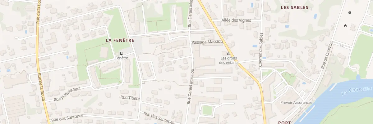Plan du 159 Rue Daniel Massiou à Saintes