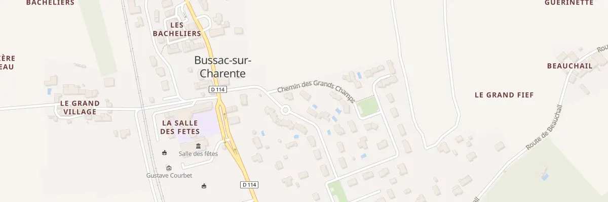 Plan du 9 Che des Grands Champs à Bussac-sur-Charente