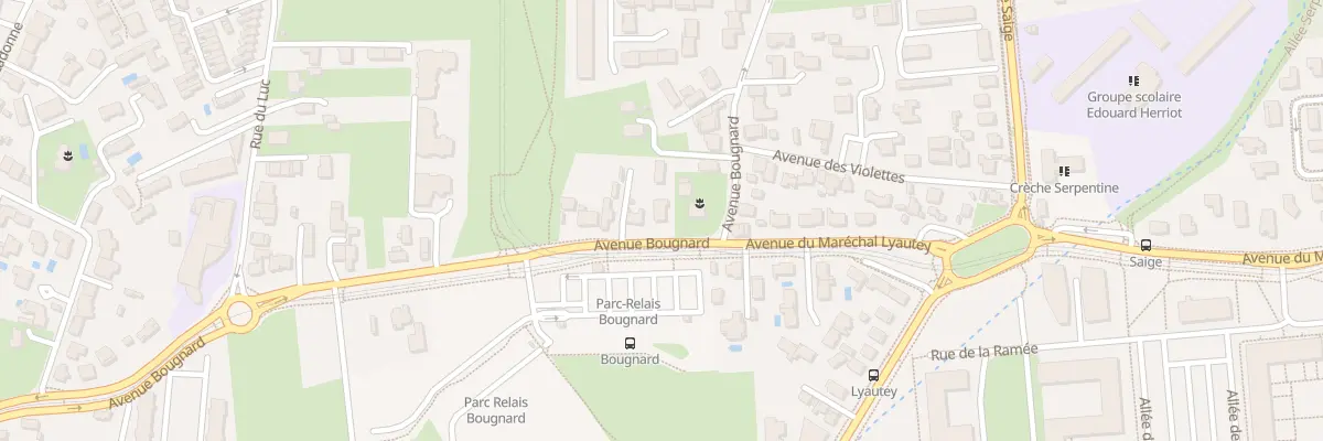 Plan du 40 Av Bougnard à Pessac