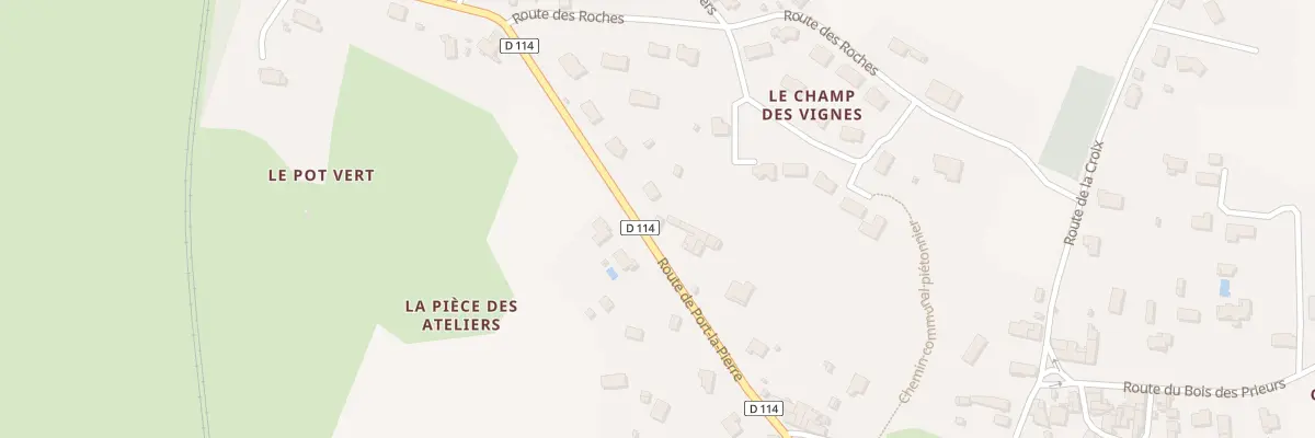 Plan du 44 Rte de Port la Pierre à Saint-Vaize