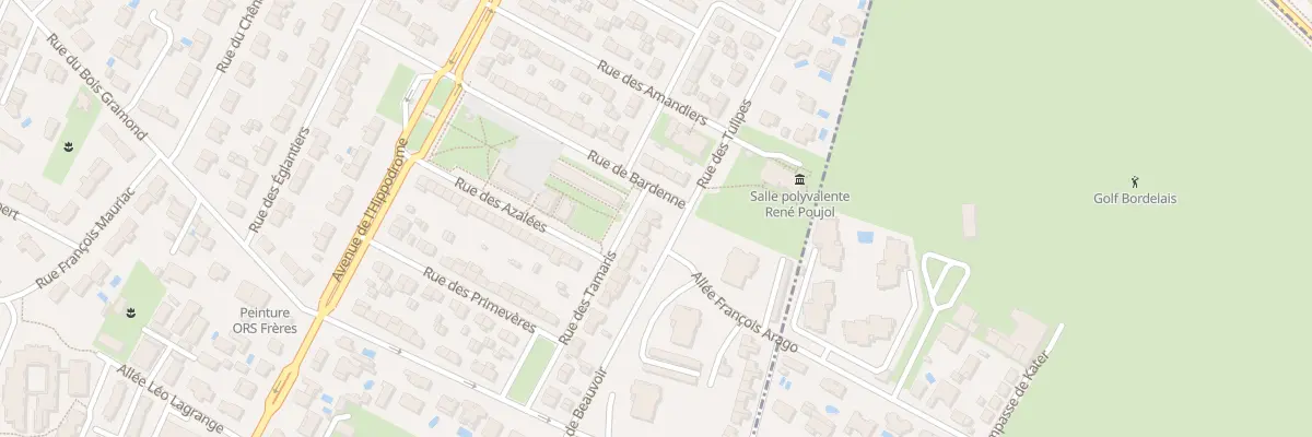Plan du 1 Rue des Tamaris à Eysines