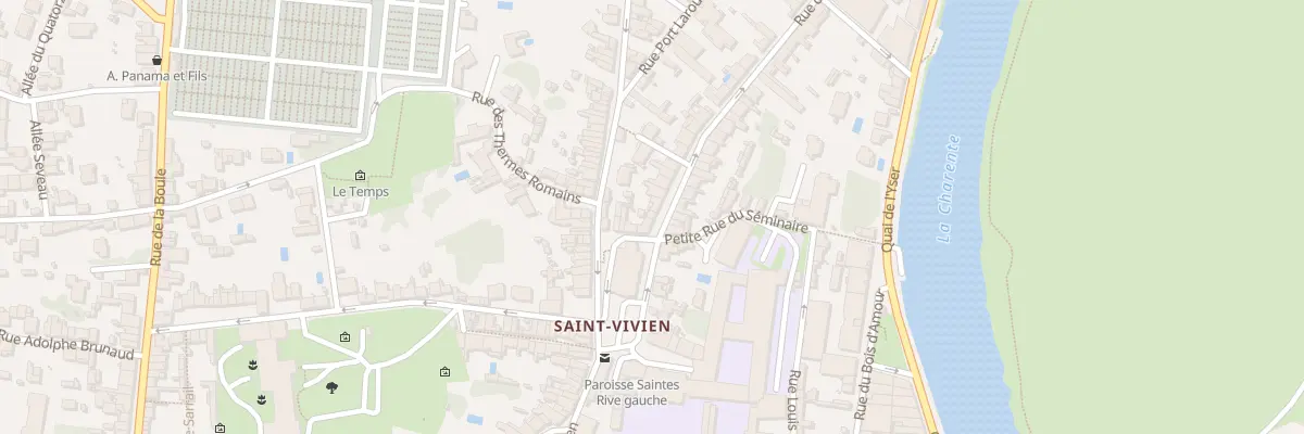 Plan du 3 Rue de Laroche à Saintes