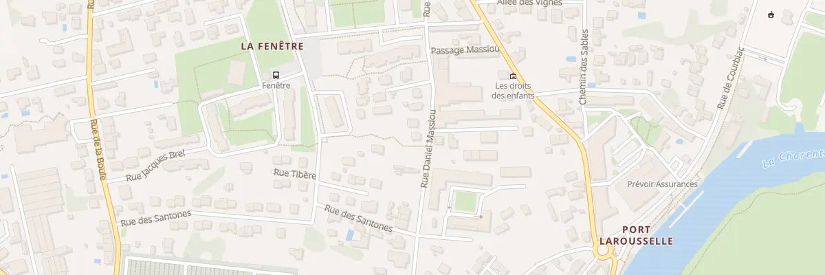 Plan du 153 Rue Daniel Massiou à Saintes
