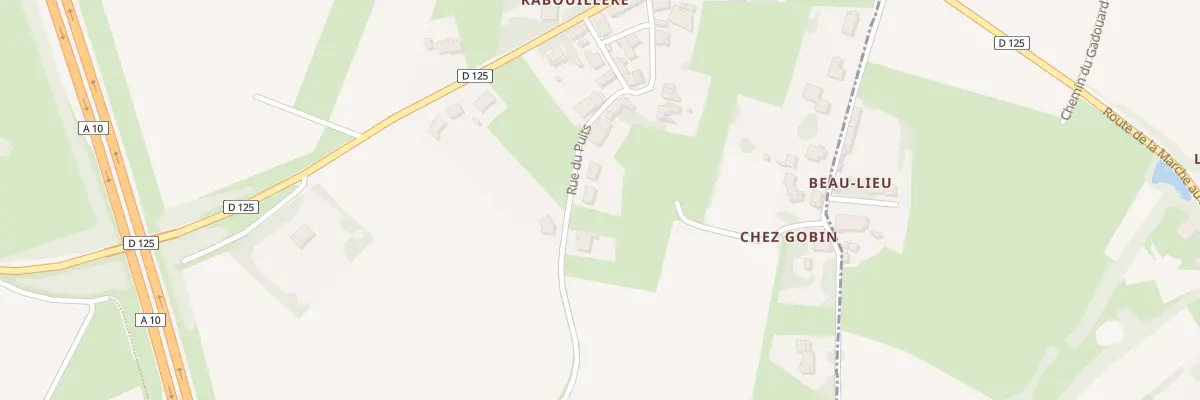 Plan de La Guichardiere à Thénac