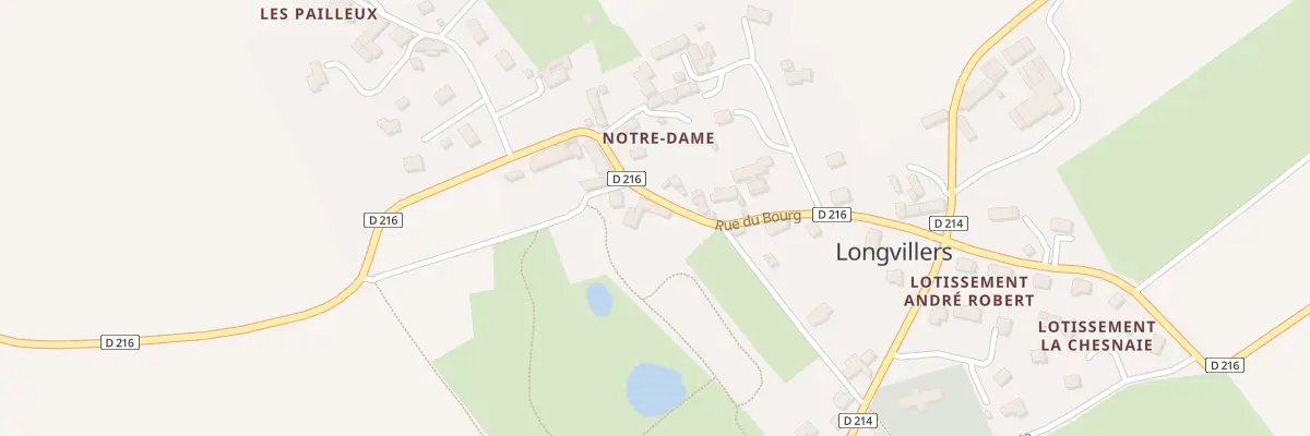 Plan du 5015 Notre Dame à Longvillers