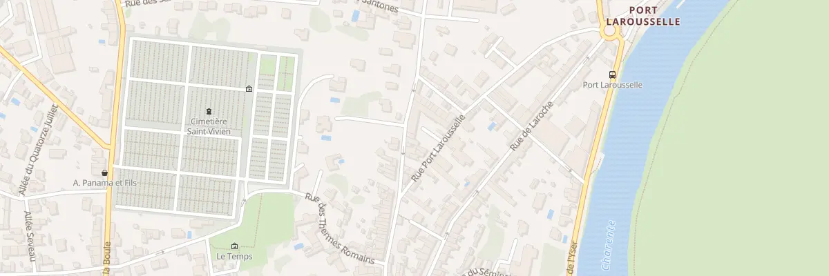 Plan du 42 Rue Daniel Massiou à Saintes