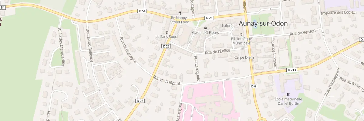 Plan du 11 Rue de l’Eglise - Aunay Odon aux Monts d’Aunay