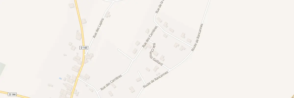 Plan du 1 Rue des Carrières à Champagnolles