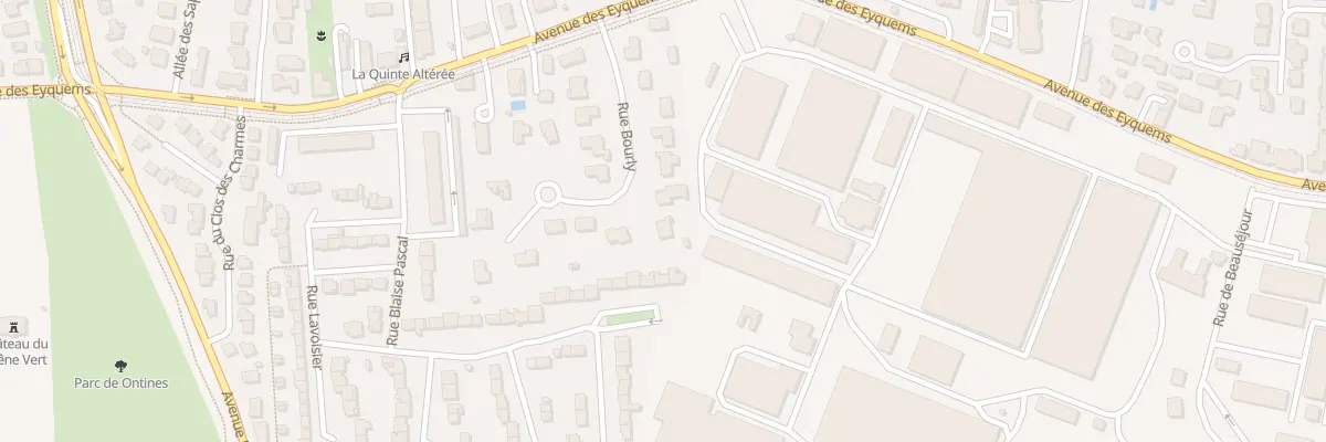 Plan du 14 Rue Bourly à Mérignac
