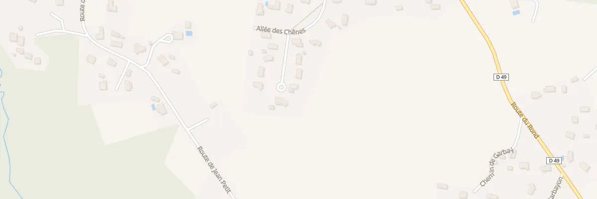 Plan du 95 Imp des Chênes à Geloux