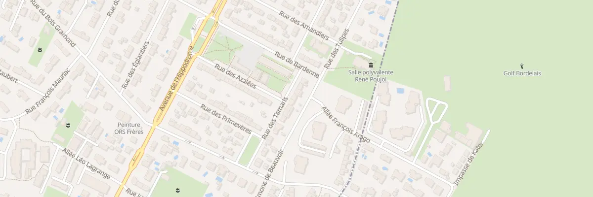 Plan du 7 Rue des Tamaris à Eysines