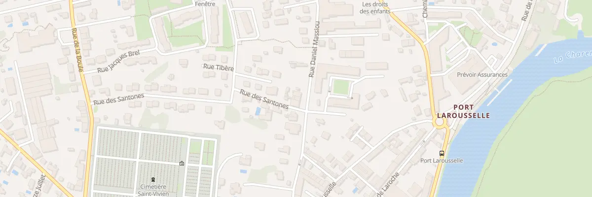 Plan du 143 Rue Daniel Massiou à Saintes