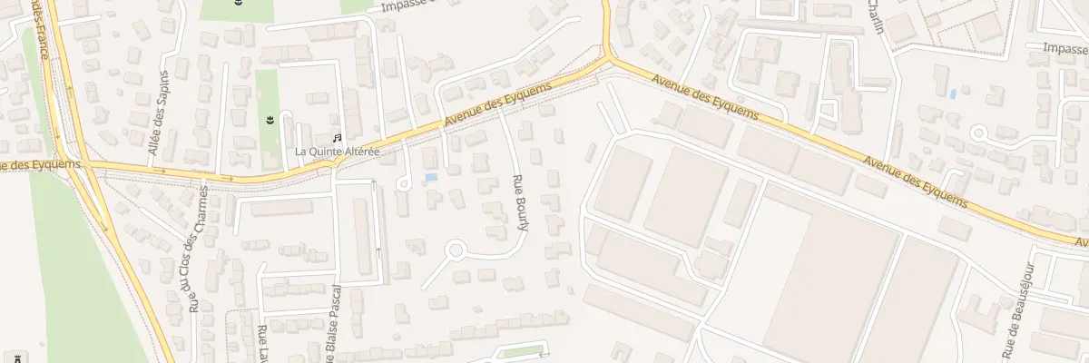 Plan du 6 Rue Bourly à Mérignac