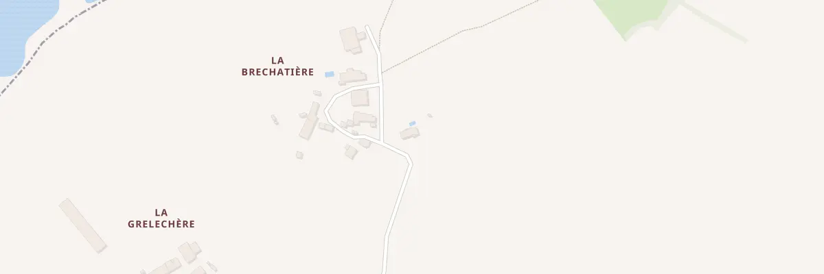 Plan du 2 La Brechatiere à Cirières