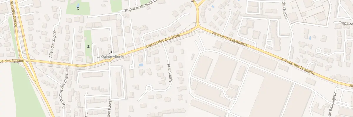 Plan du 4 Rue Bourly à Mérignac