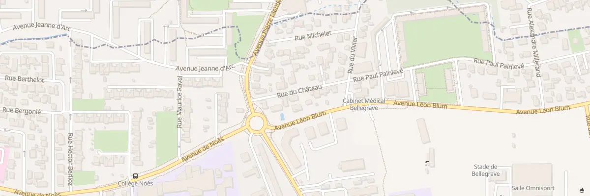 Plan du 9 Rue du Château à Pessac
