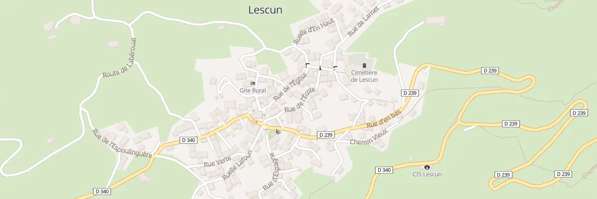 Plan du 3 Rue de l’École à Lescun