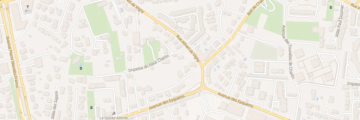 Plan du 37 Rue Alfred de Vigny à Mérignac