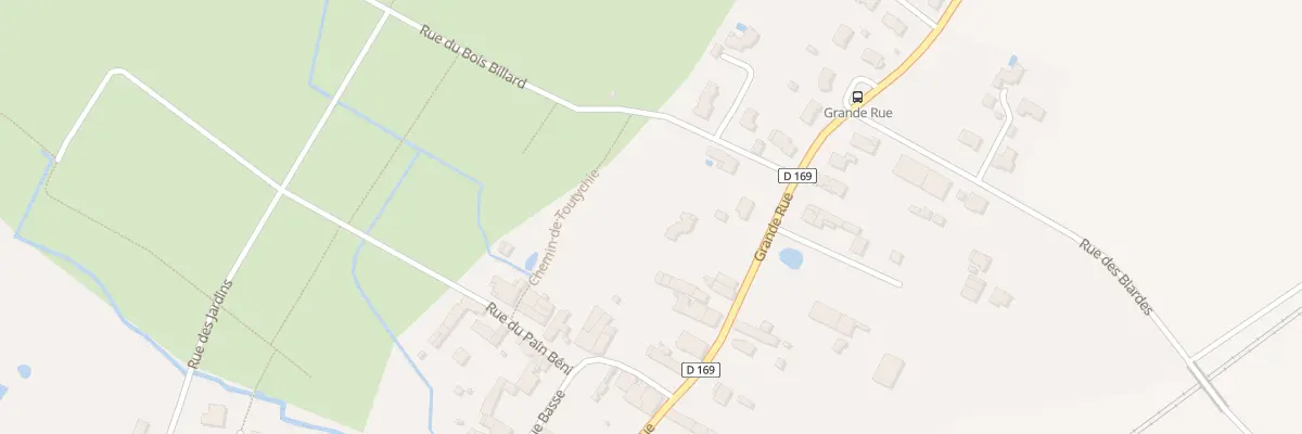 Plan du 85 Grande Rue à Prin-Deyrançon