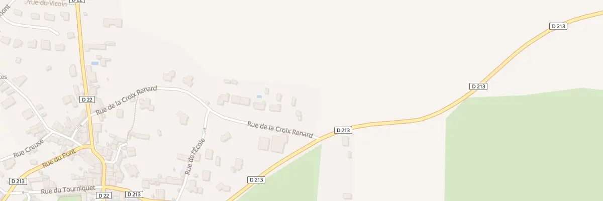 Plan du 13 Rue de la Croix Renard à Daon