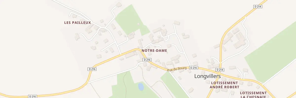 Plan du 5003 Notre Dame à Longvillers