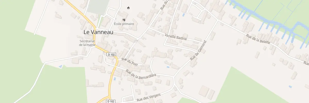 Plan du 11 Rue de la Bernardière au Vanneau-Irleau