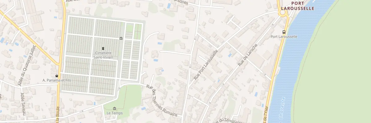 Plan du 125B Rue Daniel Massiou à Saintes
