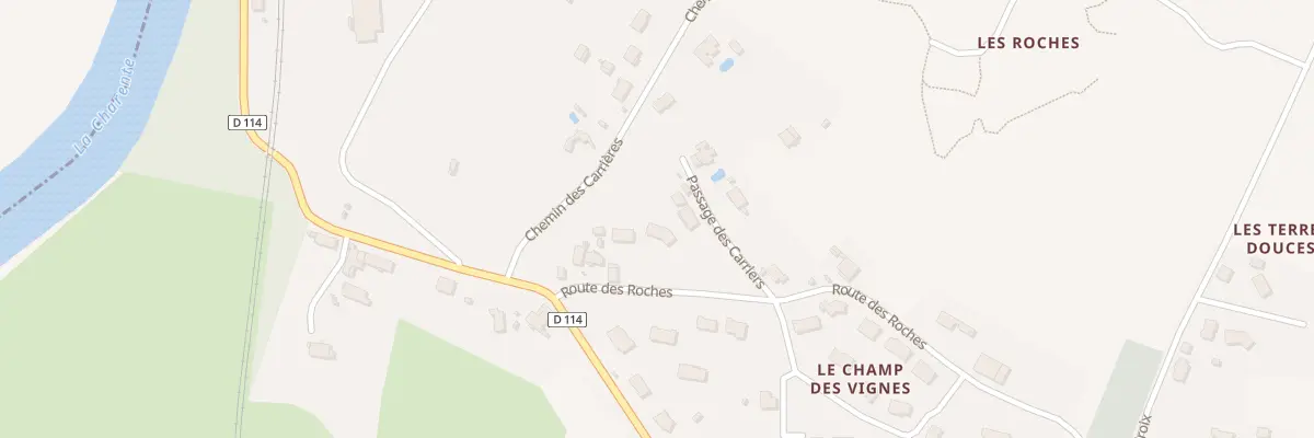 Plan du 36 Rte des Roches à Saint-Vaize