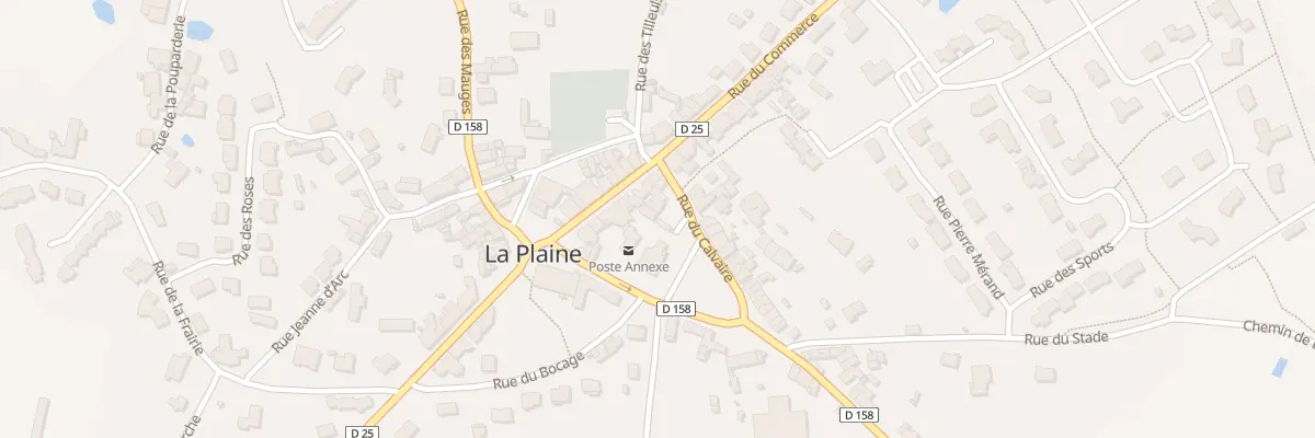 Plan du 6 Rue du Calvaire à La Plaine