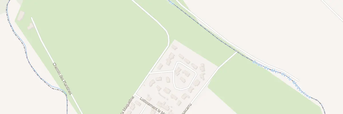 Plan du 17 Quartier de la Maqueline à Labarde