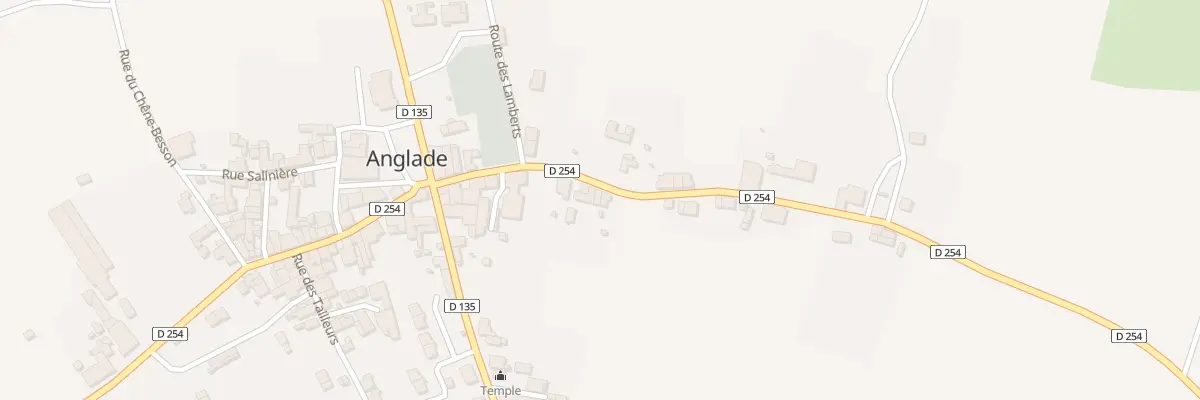 Plan du 20 Rte du Petit Guilhem à Anglade
