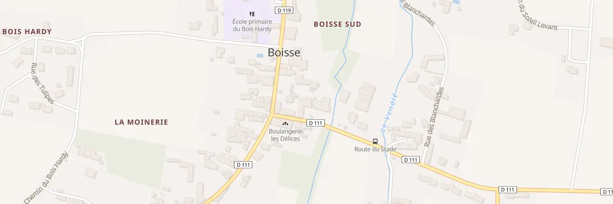 Plan du 7 Rte du Stade à Marsais