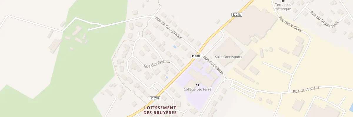 Plan du 4 Rue des Erables à Ambrières-les-Vallées