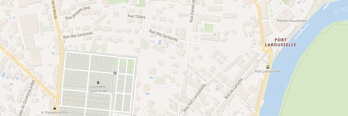 Plan du 133B Rue Daniel Massiou à Saintes