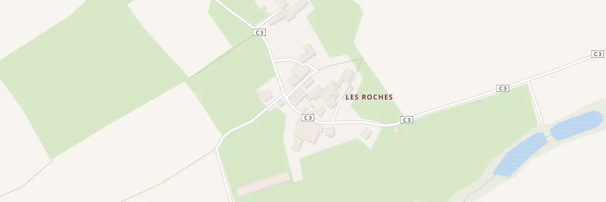 Plan du 6 Les Roches à Cirières