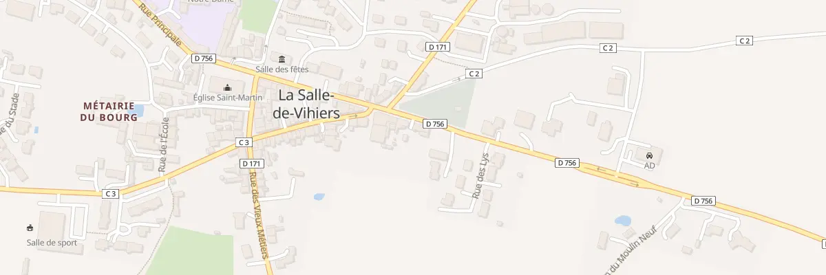 Plan du 36 Rue Principale (Salle Vihiers) à Chemillé-en-Anjou