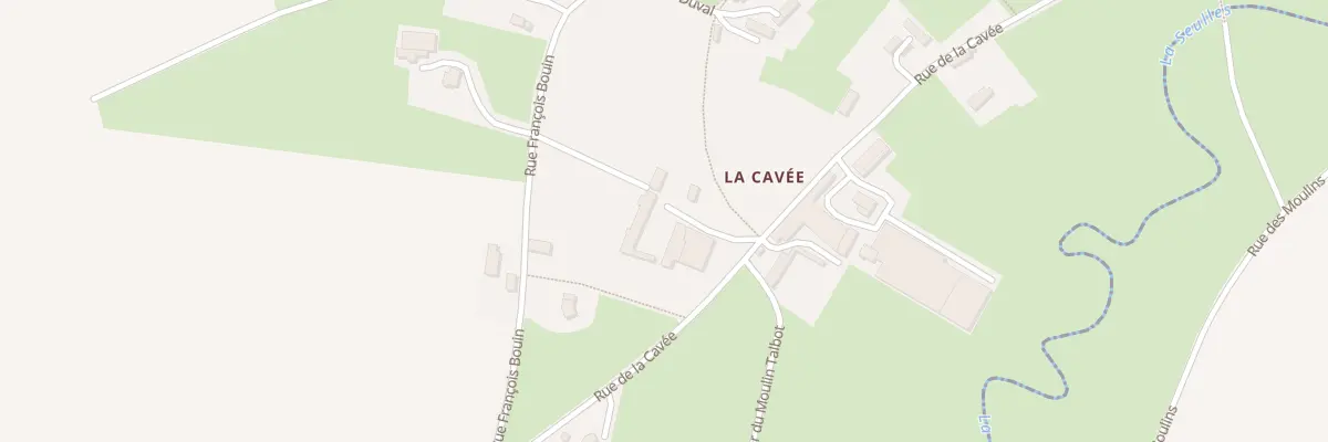 Plan du 382 Rue de la Cavée à Chouain