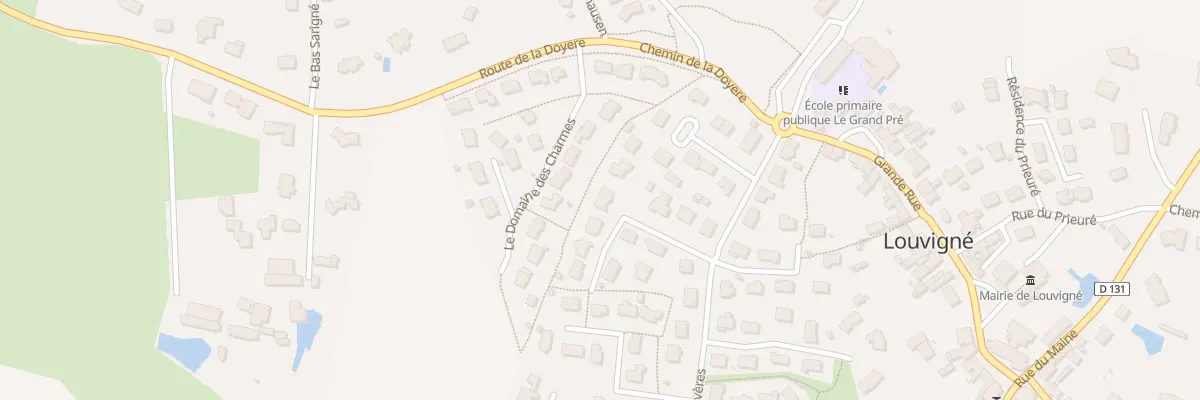 Plan du 5 Rue des Logis de la Fontaine à Louvigné