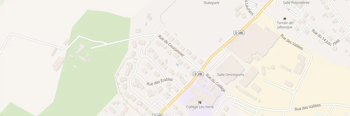 Plan du 5 Rue de Cour Janvier à Ambrières-les-Vallées
