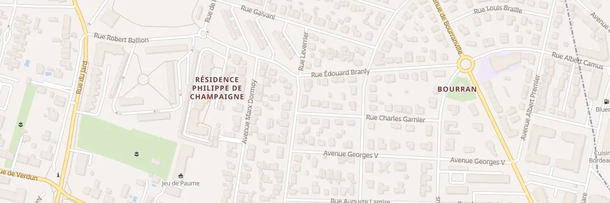 Plan du 25 Rue Robert Ballion à Mérignac