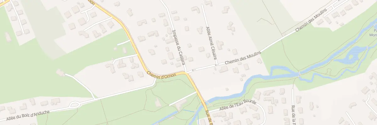 Plan du 3 Imp du Castera à Gradignan