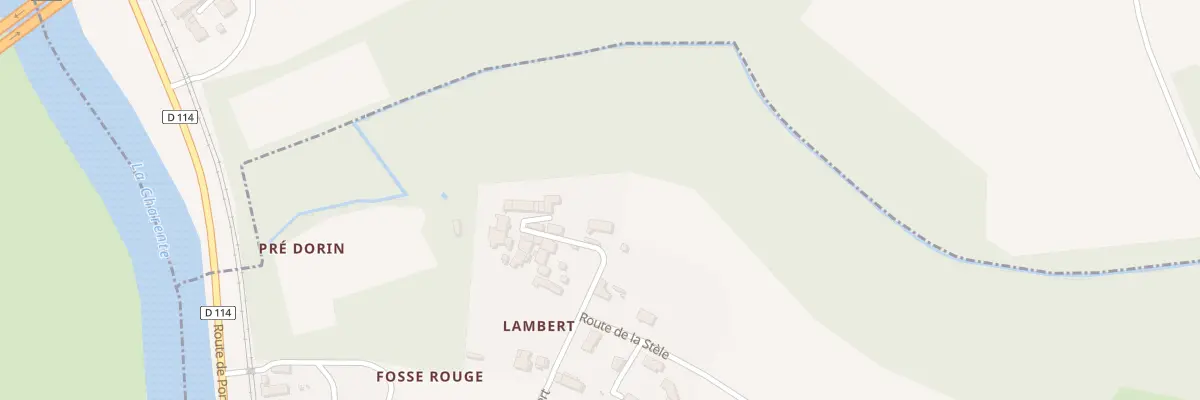 Plan du 22 Rte de Lambert à Saint-Vaize