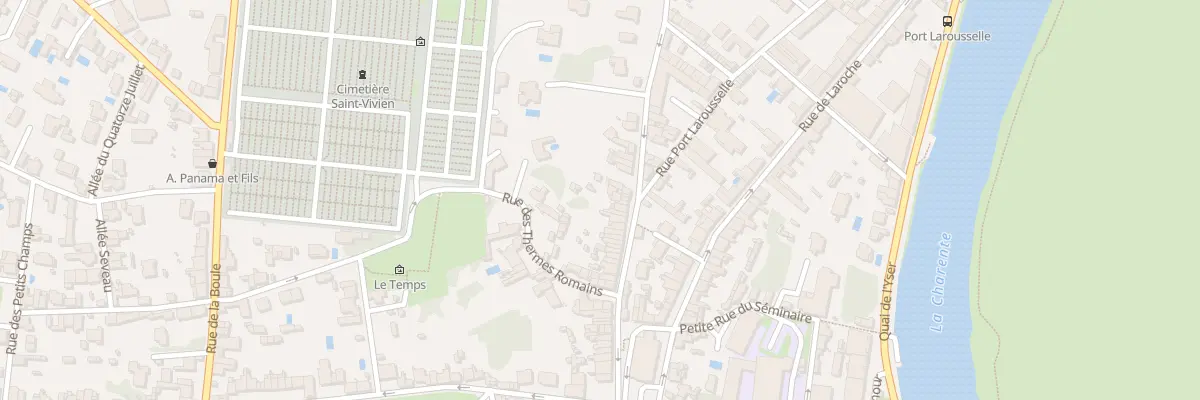 Plan du 101 Rue Daniel Massiou à Saintes