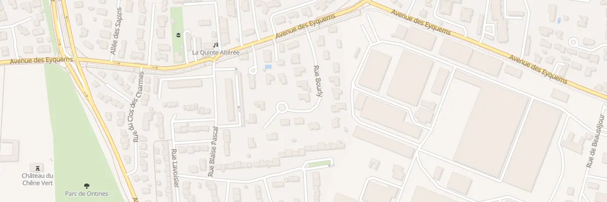 Plan du 9 Rue Bourly à Mérignac